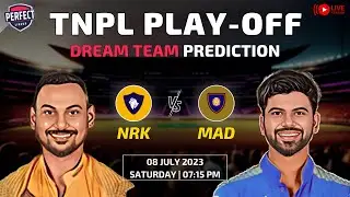 NRK vs SMP TNPL Quarterfinals Dream11 Prediction | TNPL Playoffs 2023 | NRK vs SMP Dream11 Team