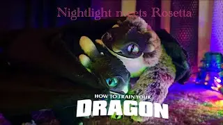 HOW TO TRAIN YOUR DRAGON STOP MOTION (nightlight meets Rosetta)