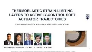 Thermoelastic Strain-limiting Layers to Actively-control Soft Actuator Trajectories