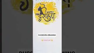 DUSSEHRA SPECIAL #shorts #shortsfeed #drawing #shortvideo #youtubeshorts #trending #trend #ytshorts