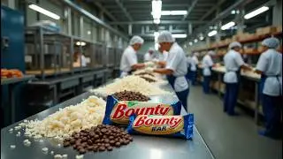 How Bounty Bars Are Made in Factory | Food Processing Machines
