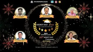 MEA Engineering College '20 th Merit Day Ceremony 2025 LIVE
