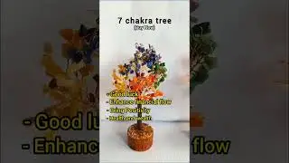 7 Chakra Crystal Tree of Life| for Positive Energy, Good Luck, Chakra Activation|