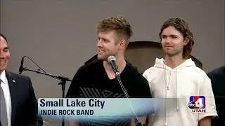 Mircea and Small Lake City at ABC4 Utah