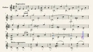 Catalan traditional song (guitar sheet music)
