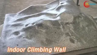 Rock Indoor Climbing Wall Boards Fiberglass Steel Wooden Resin Various Color