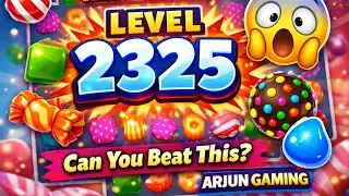 Candy Crush Saga Level 2325 | Super Hard Level 😱 | No Booster Challenge 🍬🔥