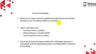 9.4 SAP ERP Material Management (MM) - Logictics Invoice Verification (IV)