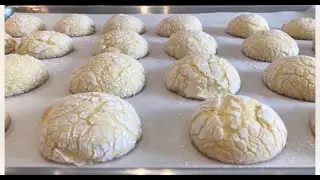 Orange Crinkle Cookies -  Mary'sKitchenMtl
