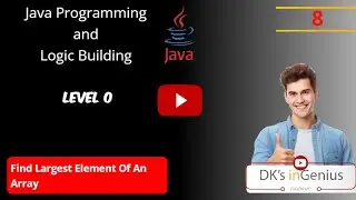 Java program to find the largest element in an array