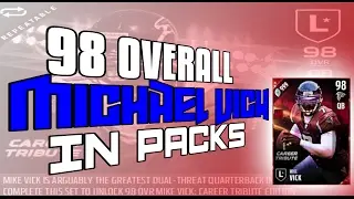 98 OVERALL MICHAEL VICK IS IN PACKS!!!! MICHAEL VICKS STATS OVERVIEW AND REVIEW