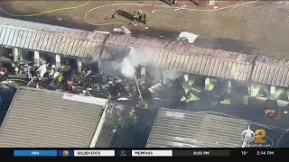 Firefighters Battle Fire At Storage Facility In Sayreville, NJ