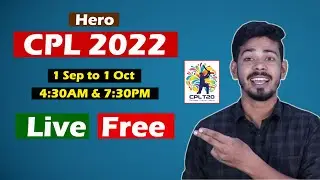 Hero CPL 2022 Live - How to watch Caribbean Premier League 2022 in India ?