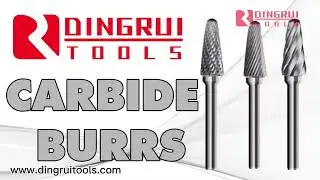 Dingrui Carbide burrs | 6mm shank | 3mm shank | double cut, single cut, aluminum cut