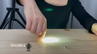 Operation of A4 titanium flashlight