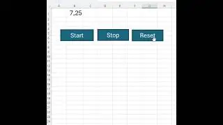 Excel VBA Stopwatch ⏱🔥 | Track Time with This Fun Automation Trick! #shortsvideo