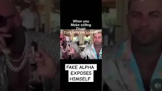 FAKE Alpha' Wes Watson ADMITS his A Drug Addict!  #weswatson #fyp #shorts #drugstore #fitness #gym