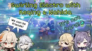Swirling Electro w/ Nahida & Keqing | Keqing Aggravate Setups Guide