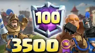 3500🏅Giant Double Prince In Top Ladder Gameplay - Clash Royale