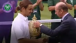 Reliving Roger Federer's eight Wimbledon wins