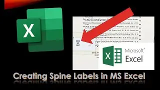 Creating Spine Labels | Urdu Arabic Spine Labels by using MS Excel | KoHa Tricks | Thursday Minutes