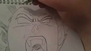Vegeta Speed Drawing