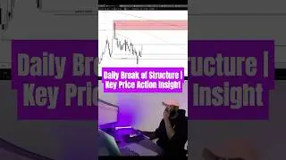 Daily Break of Structure 📉 | Key Price Action Insight.  #smartmoneyconcepts #learnhowtotradeforex