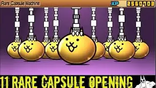 Opening 11 Rare Cat Capsules In Battle Cats!!! 2025 (UPDATED)￼
