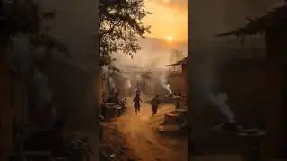 &ldquo;Winter Evening in a Rustic Mud Village&rdquo;#shortsfeed #motivation #simplyrural #love