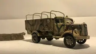 Part By Part Build Airfix Vintage Classic 1/76 Opel Blitz and Pak 40 (Part 1, The Opel Blitz)
