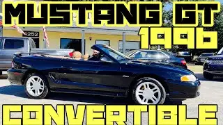 1996 Ford Mustang GT Convertible Just Became a Classic!!! 25 Years Old & Now $10,990 w/60K Miles!!!