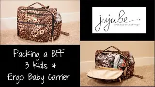 Packing video: JuJuBe BFF  for 3 kids and Ergo Baby Carrier