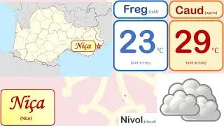 Weather forecast in Occitan language | Occitan | Occit&agrave;nia | Lo Temps | 10-August-2021