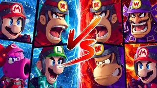 Battle of Legends! Wario vs Pauline & DK vs Diddy – Mario Strikers Football Highlights!