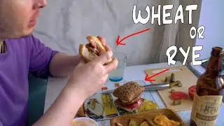Bun Test! Comparing two different buns for burgerability. 4k