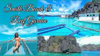 Coron, Palawan: Tour B Part 2 - Smith Beach and Reef Garden Virtual Tour 4k! April 2022
