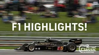 FIA Masters Historic Formula One | Race 1 Highlights | The Classic 2017