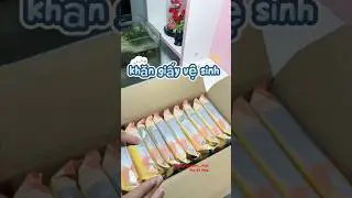 Giấy vệ sinh v&ugrave;ng k&iacute;n #unboxing