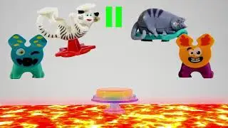 Kinder Surprise Eggs Toys | Floor is lava