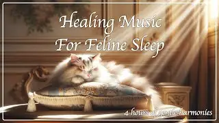 Instrumental Music Therapy for Cats - Calming Harp and Piano Melodies