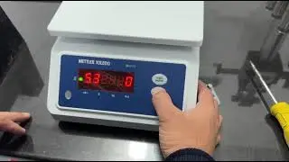 BPA121 Mettler toledo scale calibration 