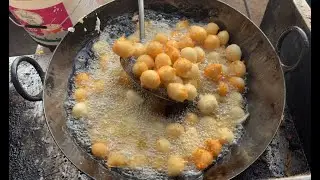 Tasty Mysore Bonda & Punugulu Making in Hyderabad | Crispy South Indian Street Food