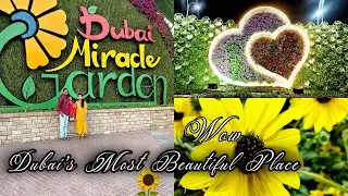 Miracle garden family trip |miracle garden vlog #uae #dubaidiaries 