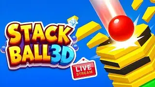 Stack Ball Live Part 16 ! 🎮🔴 #live  #stackballlive  #shortslive