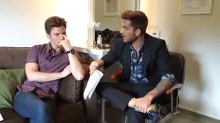 Adam Lambert & Chris Colfer - The Talk - What Would Happen If They Reunited To Perform