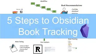 Obsidian book tracking: 5 steps in my book tracking workflow and how I use the DataView plugin!