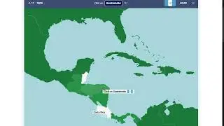 [FWR] Seterra - Central America Countries in 1.647 seconds [Pin Hard]