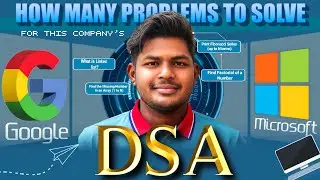 How Many DSA Questions to Crack Google or Amazon? 🤔 | Telugu