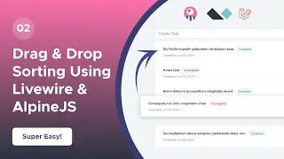 Drag and Drop Sorting With Livewire & Alpine JS (Super Easy) Part 2 (Creating Records)