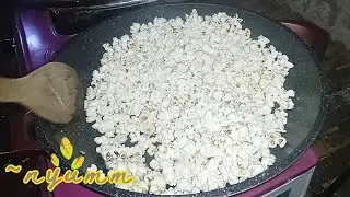 Membuat Popcorn Asin & Manis